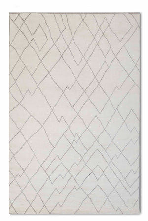 Frazier 12x15 Ivory Beni Moroccan Wool Rug